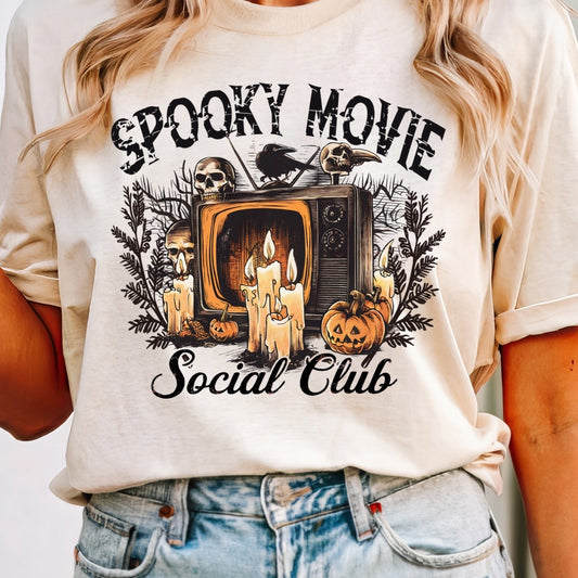 Spooky Movie Social Club Tee