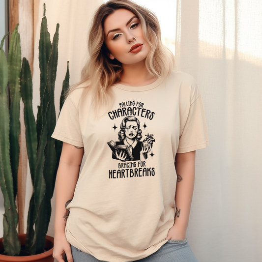 Falling For Characters Tee